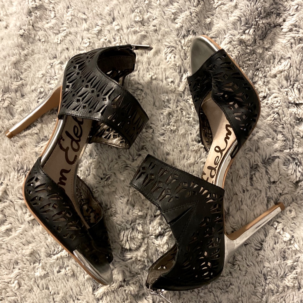 San Edelman leather heels